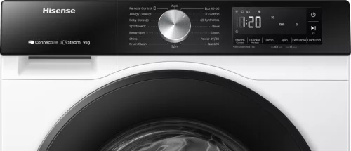 HISENSE WF3S9043BW3 Elöltöltős mosógép, 9 kg kapacitás