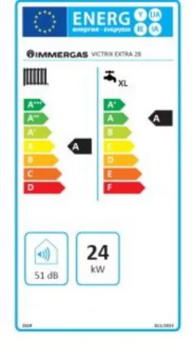 Immergas Victrix Extra 28 Fali kondenzációs kombi gázkazán (3.033701) (3.033701)