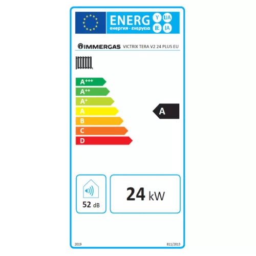 Immergas Victrix Tera V2 24 Plus 24kW fali kondenzációs fűtő gázkazán (3.032933)