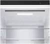 LG GBV5150DEP alulfagyasztós hűtőszekrény 344L, fekete