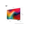 LG 55NANO81T3A.AEU 55 colos LG NanoCell AI NANO81 4K Smart TV