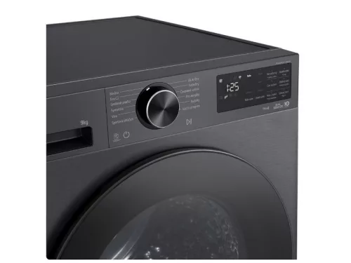 LG RHX5009TBB Hőszivattyús szárítógép | 9kg, Dual Inverter motor, ThinQ WiFi