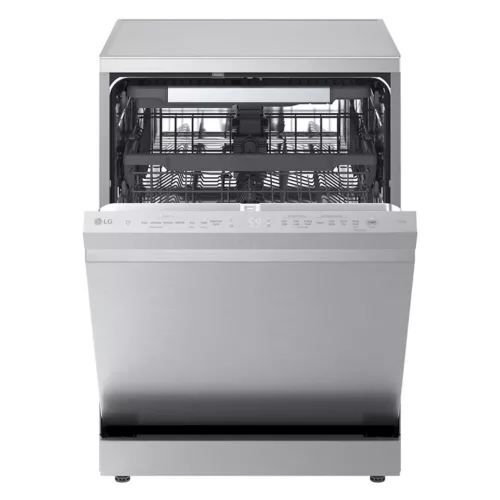 LG DF375HVS Gőzös Mosogatógép QuadWash, TrueSteam, Automatikus ajtónyitás, 14 teríték, ThinQ , WiFi