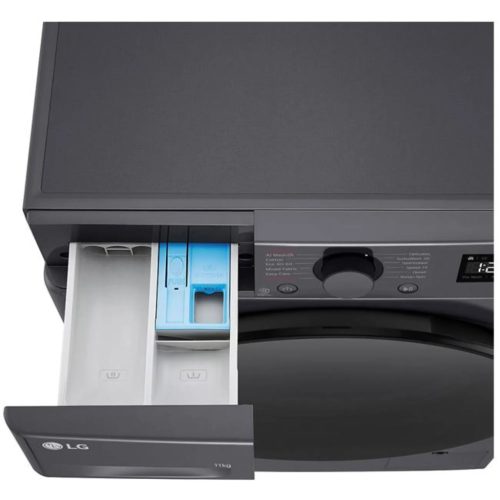 LG F4WR511S2M Elöltöltős Mosógép - 11 kg, Sötét/Inox