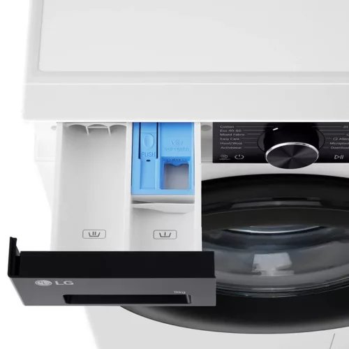 Lg F4X5N09NHKP szabadonálló elöltöltős gőzmosógép 9 kg töltet, AI DD: Igen 1400 ford/perc