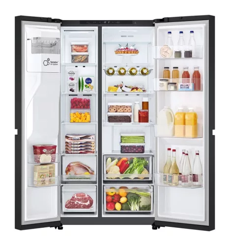 LG GSLC40EPPE Vízvezetékre köthető Side by Side hűtőszekrény