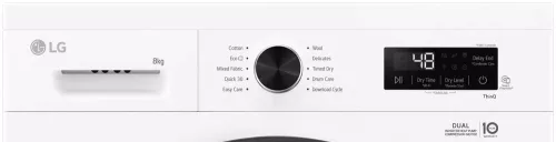 LG RHX1008NWK hőszivattyús szárítógép 8 kg, ThinQ WiFi