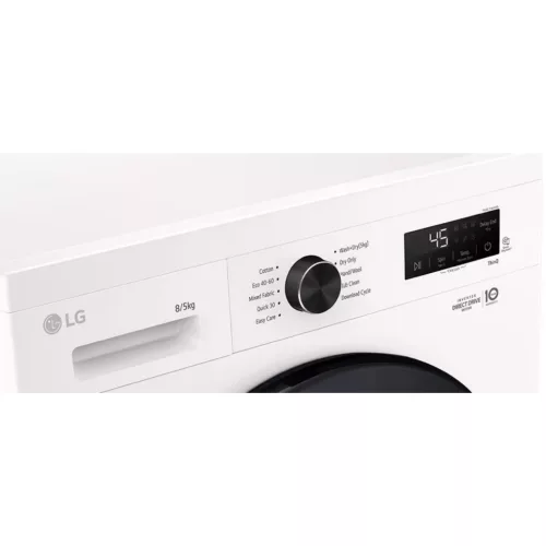 LG W4X1085NWK Mosó-és szárítógép | 8/5kg, gőzprogram | Inverter DirectDrive motor