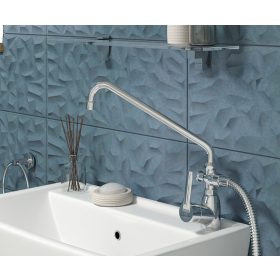   MOFÉM Mambo5 kád-mosdó (KMT) csaptelep zuhanyszettel 155-0044-00