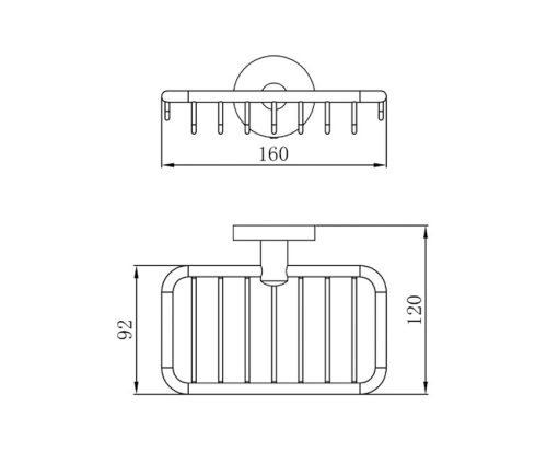 MOFÉM Fiesta szappantartó rácsos