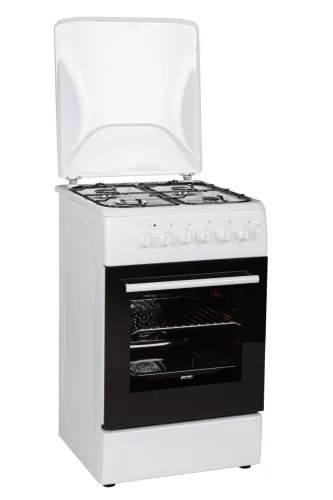 MPM 60cm széles kombinált tűzhely MPM-64-KGM-10 fehér