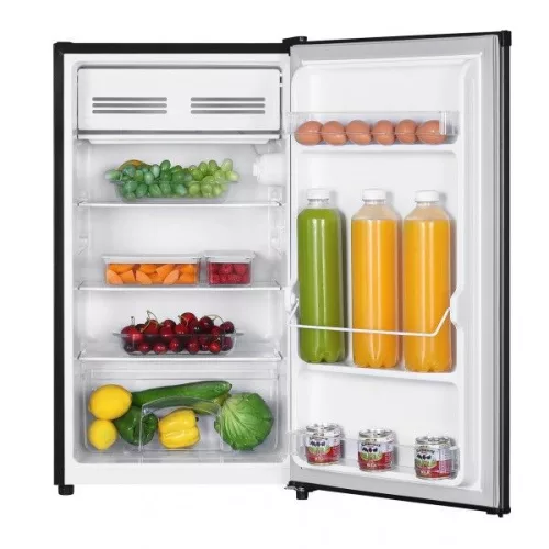 MPM Hűtőszekrény fagyasztó nélkül 90L, sötét inox (MPM-90-CJ-28)