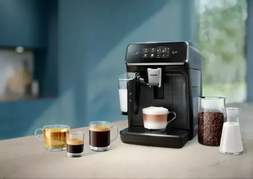 PHILIPS EP2334/10 2300 LatteGo tejhabosítóval Kávéfőző Fekete (EP2334/10)