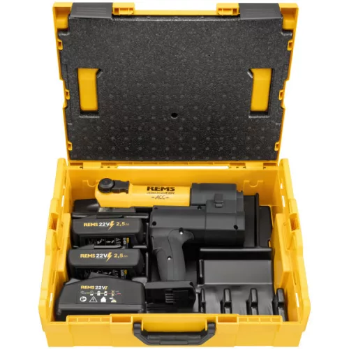 REMS Akku-Press E 22V ACC (limitált GOLD kiadás) + Ajándék (REMS pulóver)