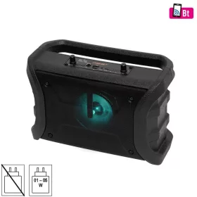   SAL BTWORKY munka és szabadidő hangszóró, 8 W, FM rádió, BT TWS, USB/microSD, AUX, RGB LED, USB-C töltőkábel, ~20 h üzeő