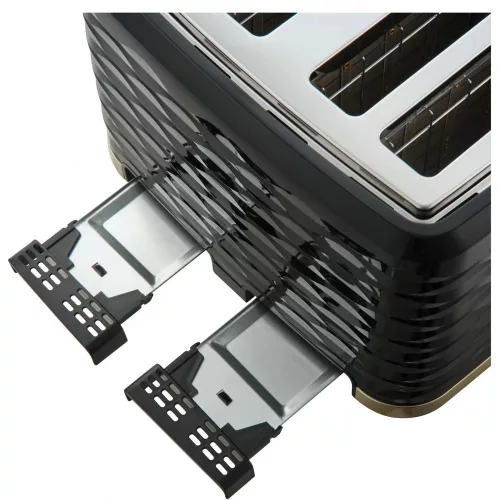 SENCOR STS 7551BK Elektromos kenyérpirító 1600W 4 szeletes fekete