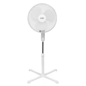   HOME SF42WH álló ventilátor, 45 W teljesítmény, 3 fokozat, oszcillálás, 40 cm-es lapátátmérő, fehér színű