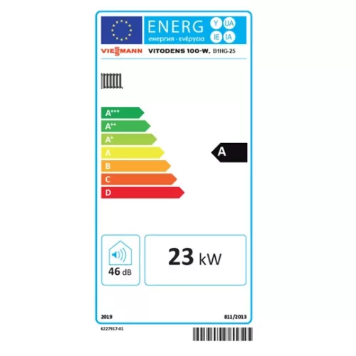 Viessmann Vitodens 100-W S1 3, 2-25 kW-os kondenzációs fűtő gázkazán B1HG/25 (Z029763)