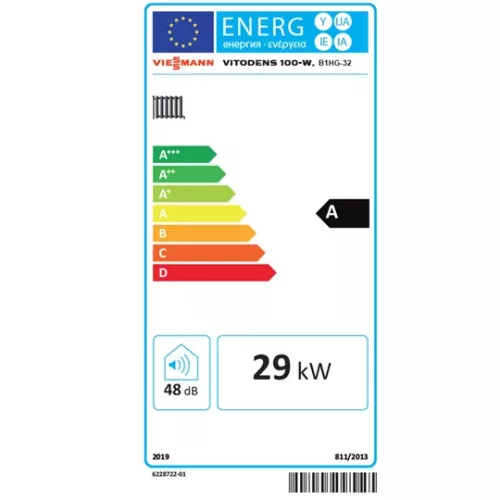 Viessmann Vitodens 100-W S1 3, 2-32 kW-os kondenzációs fűtő gázkazán (Z030985)