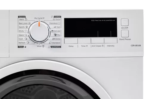 VIVAX CDR-0816B fehér, 8 kg, kondenzációs szárítógép