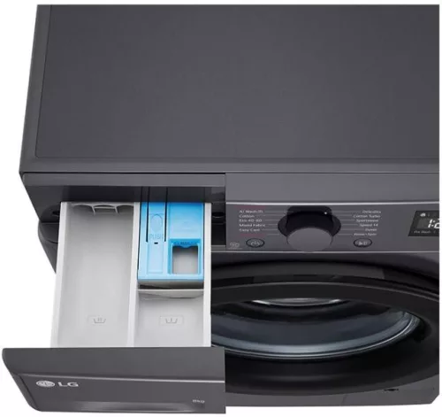 LG F2WR508SBM keskeny elöltöltős mosógép, 8 kg, 1200 ford. (F2WR508SBM)