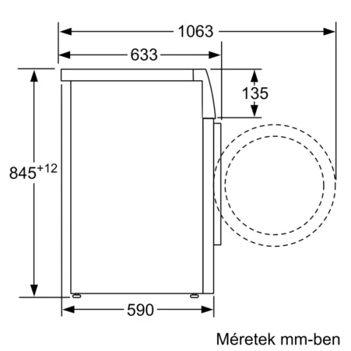 Bosch WAN28293BY elöltöltős mosógép (WAN28293BY)