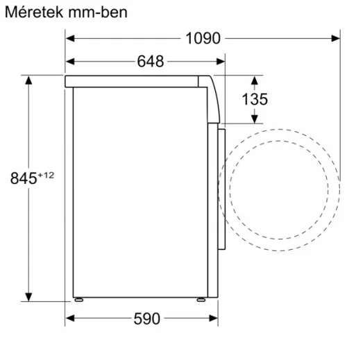 Bosch WGB24410BY Elöltöltős mosógép