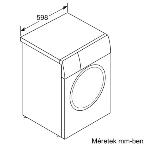 Bosch WGB24410BY Elöltöltős mosógép