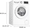Bosch WGG244Z4BY elöltöltős mosógép