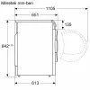 Bosch WQB245A0BY Hőszivattyús szárítógép 9kg (WQB245A0BY)