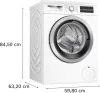 Bosch WUU28T62BY elöltöltős mosógép