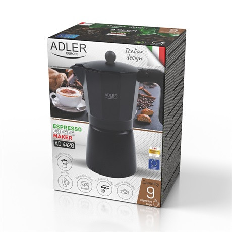 Adler KÁVÉFŐZŐ KOTYOGÓS 9 SZEMÉLYES AD4420