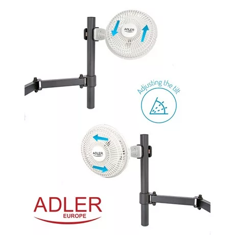 Adler VENTILÁTOR CSIPTETHETŐ, ÁTMÉRŐ 15 CM AD7317
