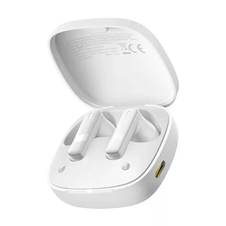 Baseus VEZETÉK NÉLKÜLI FÜLHALLGATÓ TRUE WIRELESS, FEHÉR A00069700223-00
