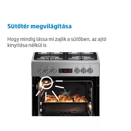 Beko TŰZHELY KERÁMIALAPOS FSM-57300 GW