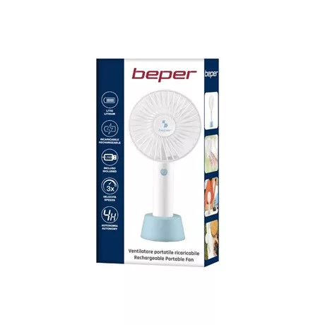 Beper TÖLTHETŐ MINI VENTILÁTOR P206VEN401