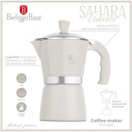 Berlinger Haus KOTYOGÓS KÁVÉFŐZŐ, 6 SZEMÉLYES BH/8572N