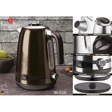 Berlinger Haus VÍZFORRALÓ 1,7 L HŐFOKSZABÁLYOZÓVAL BH/9330
