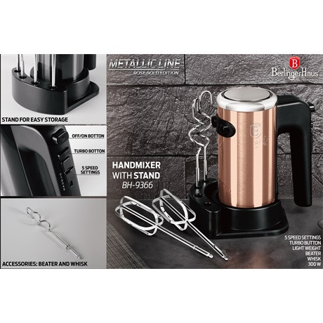 Berlinger Haus KÉZI MIXER ÁLLVÁNNYAL BH/9366