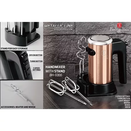 Berlinger Haus KÉZI MIXER ÁLLVÁNNYAL BH/9366