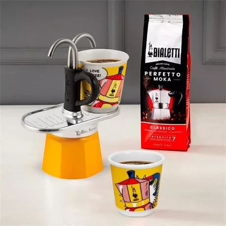 Bialetti KÁVÉFŐZŐ KOTYOGÓS 2 SZEMÉLYES SZETT 1405/MR MINI EXPRESS
