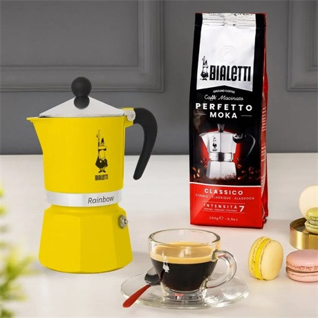 Bialetti KÁVÉFŐZŐ KOTYOGÓS 3 SZEMÉLYES 4982 RAINBOW