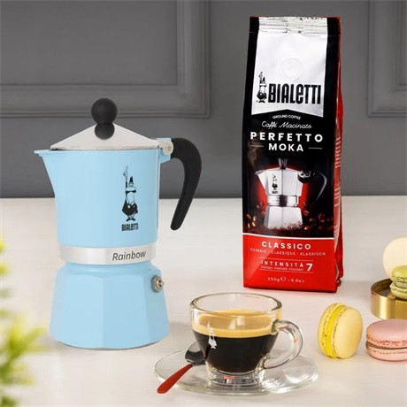 Bialetti KÁVÉFŐZŐ KOTYOGÓS 3 SZEMÉLYES 5042 RAINBOW