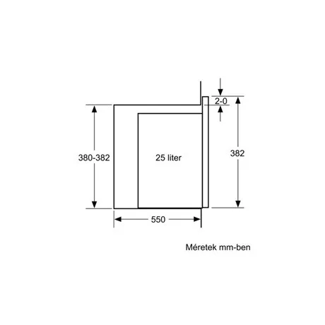 Bosch MIKROHULLÁMÚ SÜTŐ BEÉPÍTHETŐ BFL554MS0