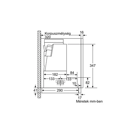 Bosch PÁRAELSZÍVÓ BEÉPÍTHETŐ DFS067A51