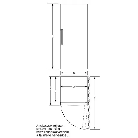 Bosch FAGYASZTÓSZEKRÉNY 7 REKESZ, 328 L, NO FROST GSN54AWCV
