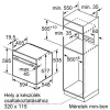 Bosch SÜTŐ BEÉPÍTHETŐ HBG7541B1