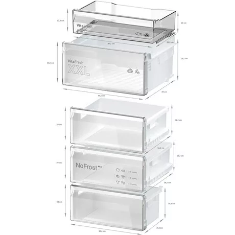 Bosch HŰTŐ ALULFAGYASZTÓS KGN392I1F