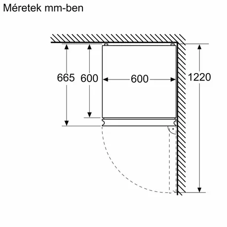 Bosch HŰTŐ ALULFAGYASZTÓS KGN392I1F