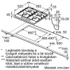 Bosch FŐZŐLAP BEÉPÍTHETŐ GÁZ PGP6B5K60
